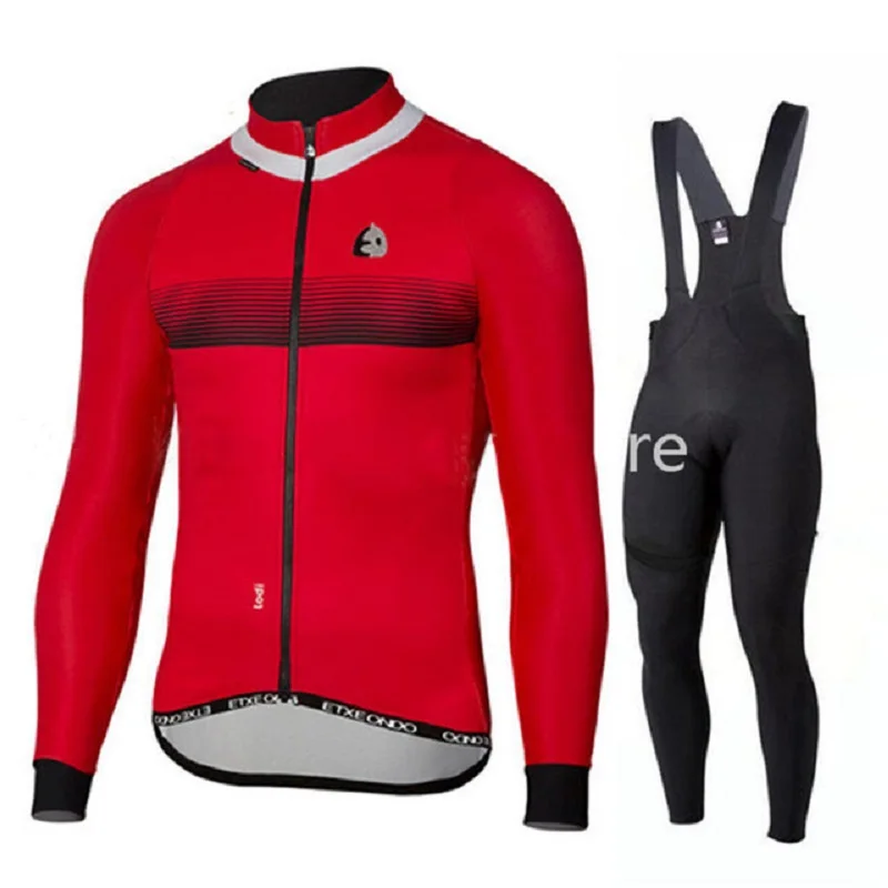Для мужчин Велоспорт Etxeondo Джерси с длинными рукавами костюм велосипедиста MTB Одежда Maillot Ropa Ciclismo Hombre велосипедный спорт одежда 16D