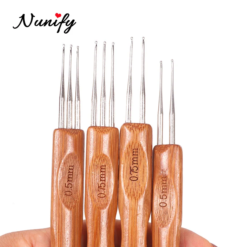 Crochet Hooks Hair Extensions Tool Nunify Dreadlock Crochet Hook 1Pcs/Lot