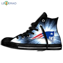 Кроссовки с принтом логотипа на заказ; удобная обувь в английском стиле; дышащая парусиновая обувь в стиле патриотов; Zapatos De Mujer; Уличная обувь