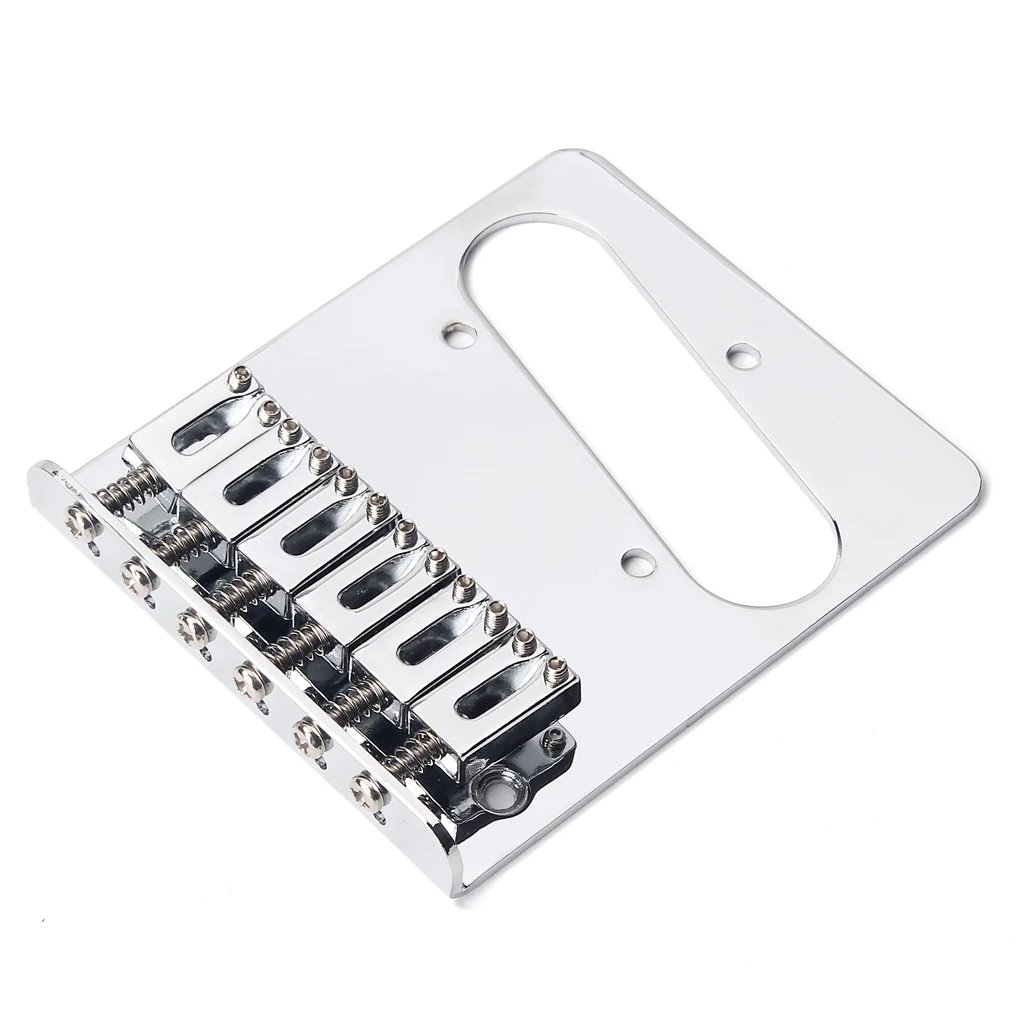 

Electric Guitar Replacement Humbucker Guitar Bridge w/ Roll Saddle for Silver