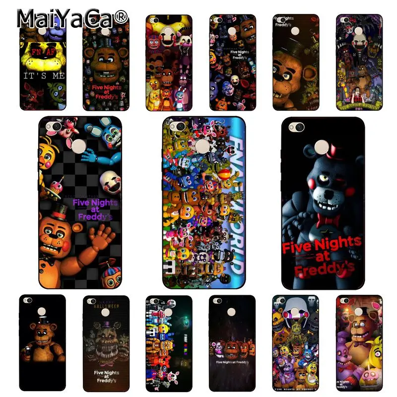 MaiYaCa five nights at freddy's fnaf freddy чехол для телефона Xiaomi mi5 6 A1 A2 Mi9 9SE mi8lite Lite F1 Mix2 2S Max2