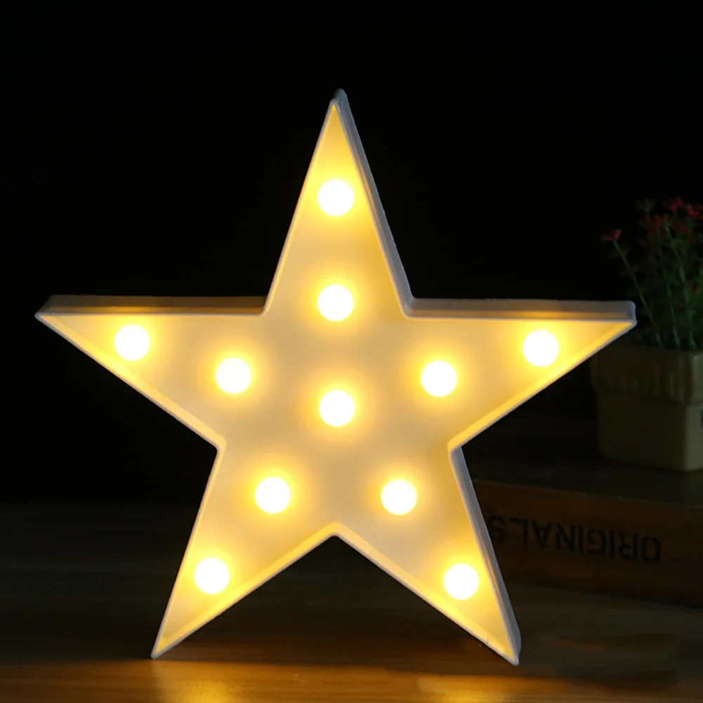 

LED Five-pointed Star Modeling Lamp Five-pointed Star Shining Modeling Lamp Indoor Embellishment Decorative Lights Holiday Small