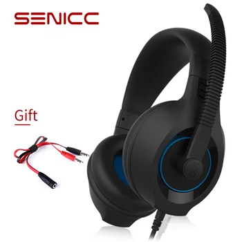 

SENICC A2 Light PS4 Gaming Headphones Stereo Sound Noise Cancelling Headset with Mic For Phone Laptop