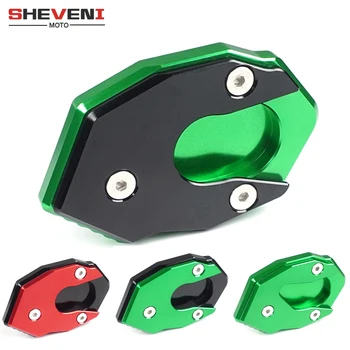 

New 2019 Kickstand Side Stand Plate Enlarger extension pad For KAWASAKI NINJA zx6r zx10r 250 300 650 1000 z1000 Z650 Z900 H2 SX