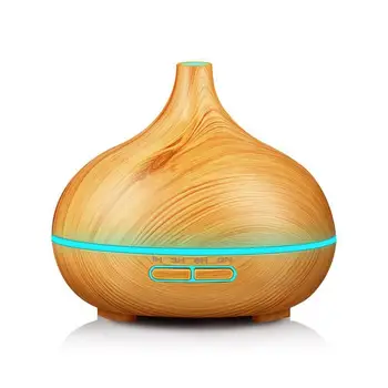 

Wood Grain Household Aroma Genie-Casa Aroma Diffuser Colorful Dazzling Humidifier Creative Aromatherapy Essential Oil