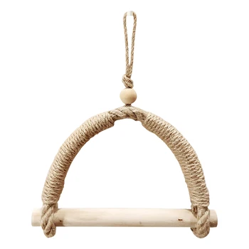 

Roll Tissue Toilet Paper Holder Office Hanging Wall Mounted Antique Industrial Wooden Stick Towel Rack Home Jute Rope Kitchen