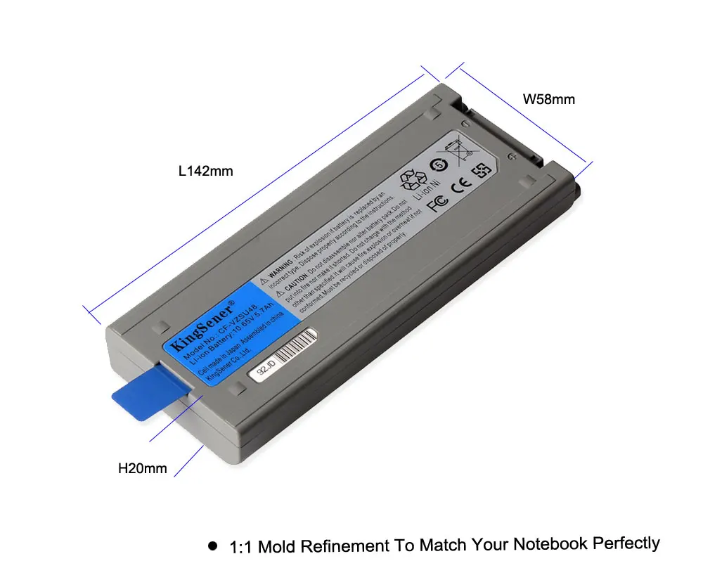 Kingsener-bateria para computador portátil de panasonic, 10 opções de cores