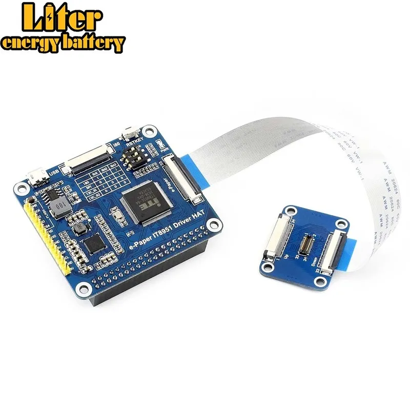 Waveshare 6 дюймов E-Ink дисплей шляпа для Raspberry Pi, 800*600, IT8951controller, USB/SPI/I80/I2C интерфейс, четкий дисплей