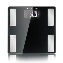 Многофункциональный Высокоточный ЖК-дисплей бытовые весы для ванной комнаты Электронные цифровые весы