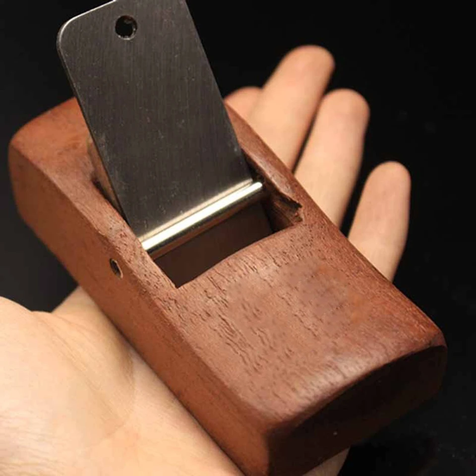 Pialla A Mano In Legno Per Carpentiere - Con Base In Ebano, 120mm, Utensile Da Lavorazione - Foto 2