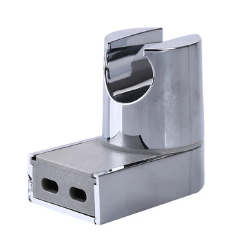 

Polished Electroplating Shower Bracket ABS Bathroom Wall-mounted Shower Fixed Base Household Bathroom Hardware Supplies