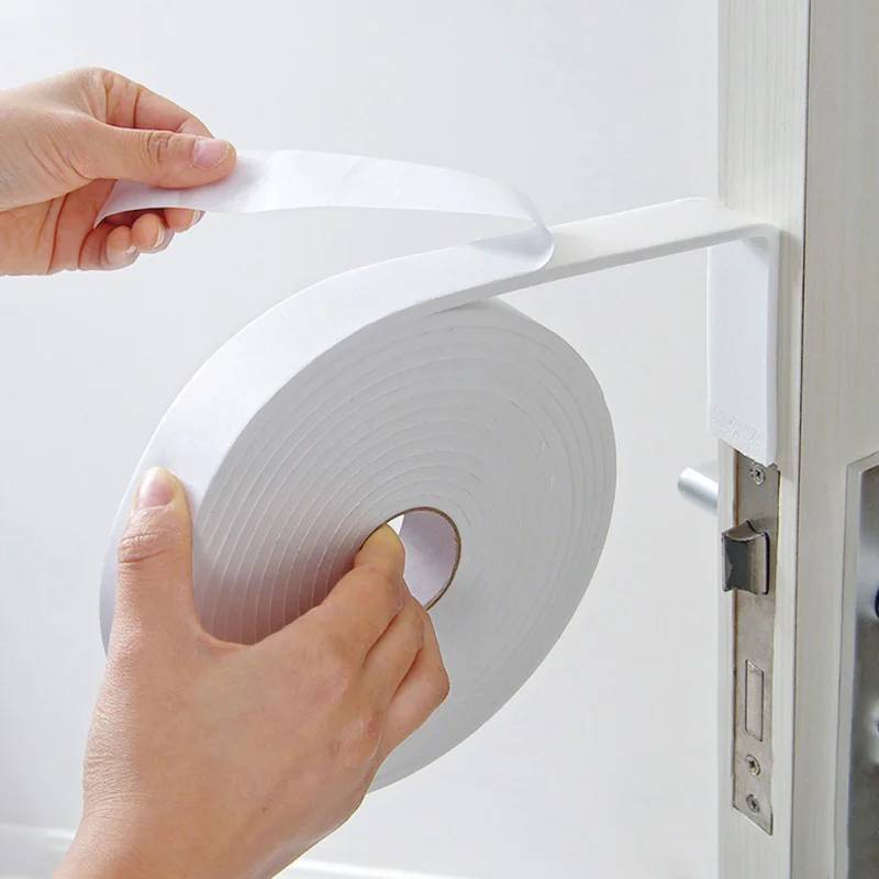 

Soft 5M self-adhesive window sealing strip tape for car door insulation Isolation Rubber Sealing Tape Window Access Thick Adhes