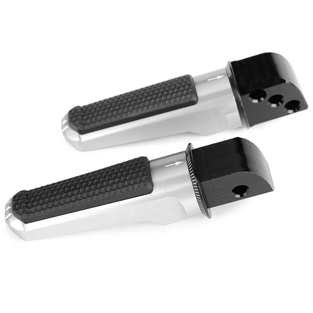 Poggiapiedi Moto Passeggero Posteriore Pedane Pedane Per K-AWASAKI Per V&ersys 650 ZZR1400 Per GTR1400 Per ER-6N Per ER-6F Per ZX-14R pedane (Color : D