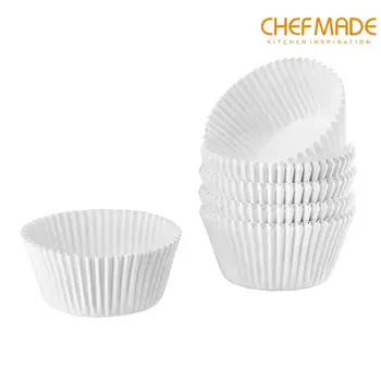 

CHEFMADE Paper Cupcake Liner ,100PCS 7.5cm*3.3cm Muffin Paper Baking Cup, Cupcake Cases, FDA Approved