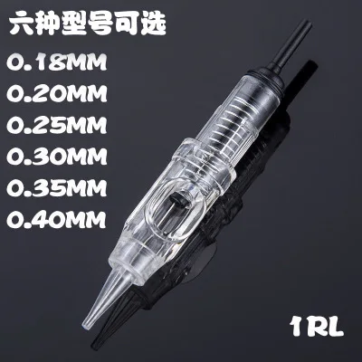 50pcs 1RL 0.35mm Полный сенсорный экран постоянный макияж аккумуляторная батарея Microblading бровей вышивка цифровая тату-машинка с микро иглой - Цвет: 50pcs 1RL 0.35mm