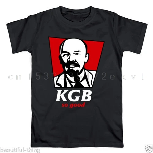 Authentic 3D T-Shirts KGB Lenin Communist Soviet USSR Party Revolution Cool Summer Short Sleeves Fashiont | Мужская одежда