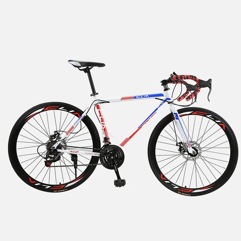 Road Bike Fixed Gear Bicycle 26 Inch 40 Knife 21 Speed Shift Bend Bicycle Male And Female Students Adult Road Bike Fixed Gear Bicycle 26 Inch 40 Knife 21 Speed Shift Bend Bicycle Male And Female Students Adult