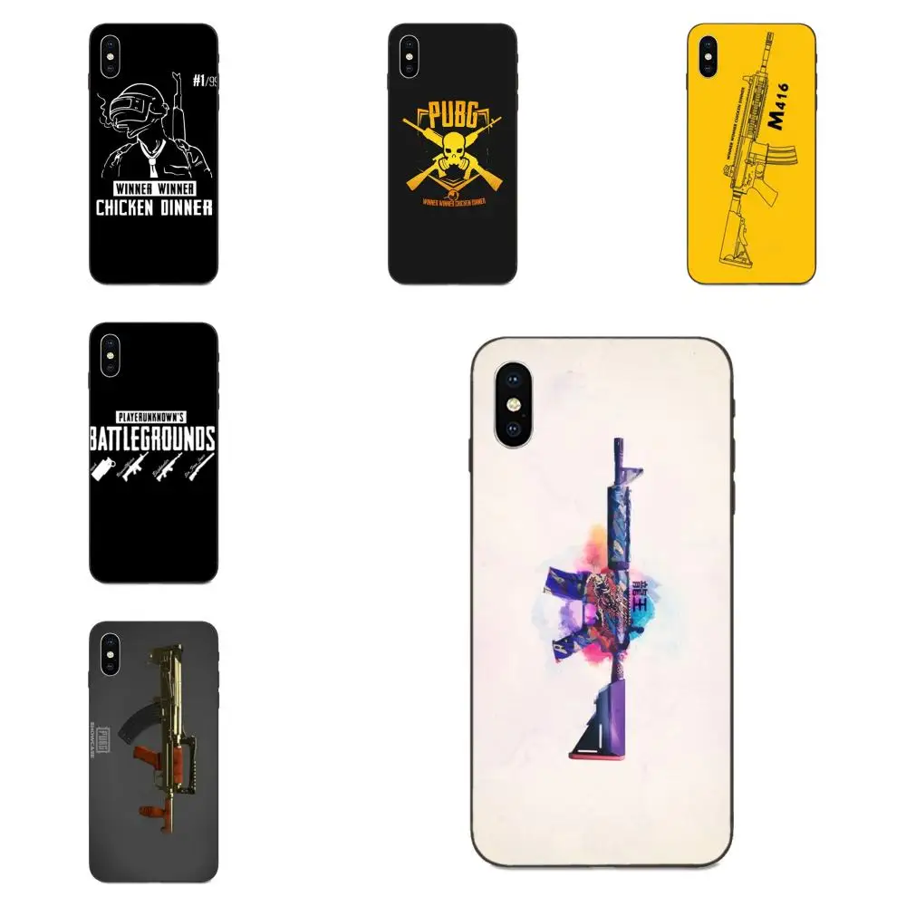 

Popular Game Pubg Gun Print TPU Protector For Xiaomi Redmi Note 3 3S 4 4A 4X 5 5A 6 6A 7 7A K20 Plus Pro S2 Y2 Y3