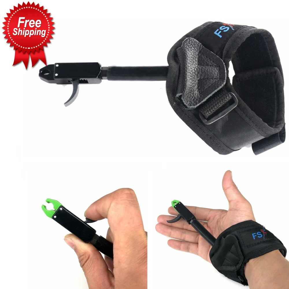 Compound Bow Release of Durable Metal for Strength Saving Hand