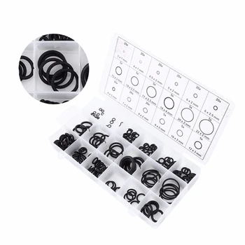 

225PCS Rubber O-Ring Gasket Washer Assortment Set Hydraulic Plumbing Seal Kit