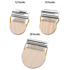 Round Knitting Loom Set - Create Beautiful Hats, Sweaters & Socks with 4  Different Sizes of Plastic