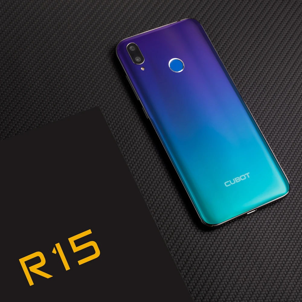 Смартфон Cubot R15 Android 9,0 Pie 6,26 ''19:9, водоотталкивающий экран MT6580P 2 ГБ+ 16 ГБ, двойная тыловая камера 13 МП 3000 мАч, хорошая