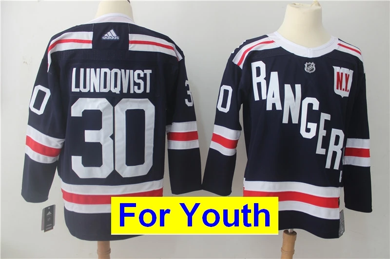 Детский Молодежный Нью-Йорк артеми Panarin Henrik Lundqvist Mika Zibanejad коврики Zuccarello Ryan McDonagh трикотажные изделия - Цвет: as photo