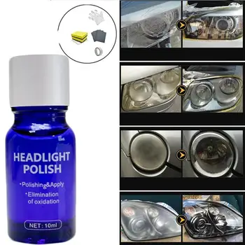 

30ML Car Headlight Repair Coating Solution Repair Kit Polishing Oxidation Anti-scratch Headlight Rearview Liquid Coating G9H1