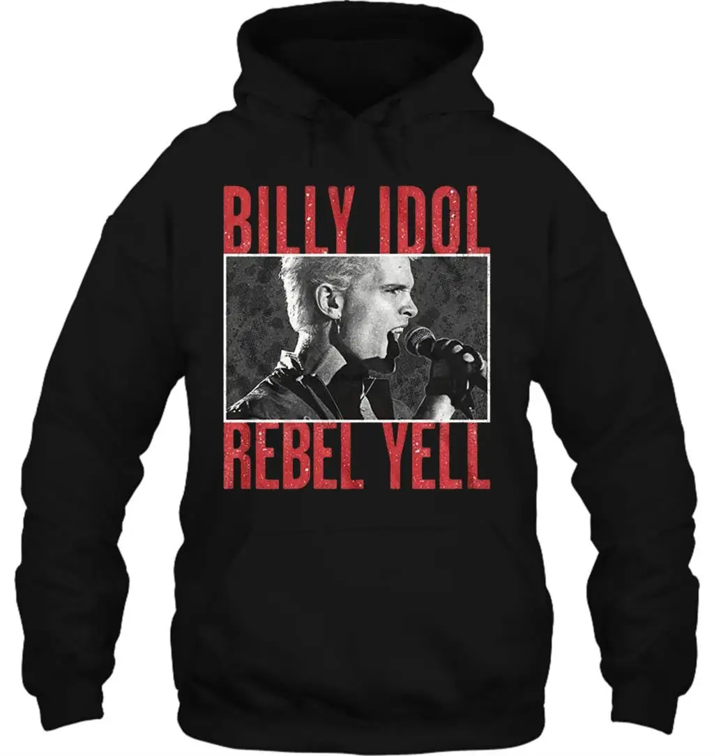 Мужская толстовка Billy Idol Rebelyell, новинка, круглый воротник, модная женская уличная одежда