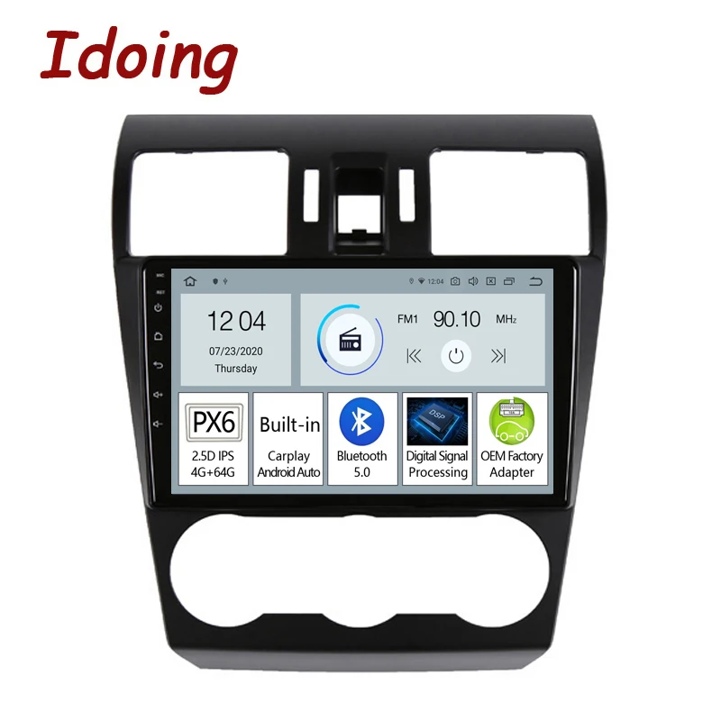 Idoing 9&quotPX6 Android Car Radio Multimedia Player For Subaru Forester Impreza 4 SJ xv 2012 GPS Navigation Carplay Auto head unit |