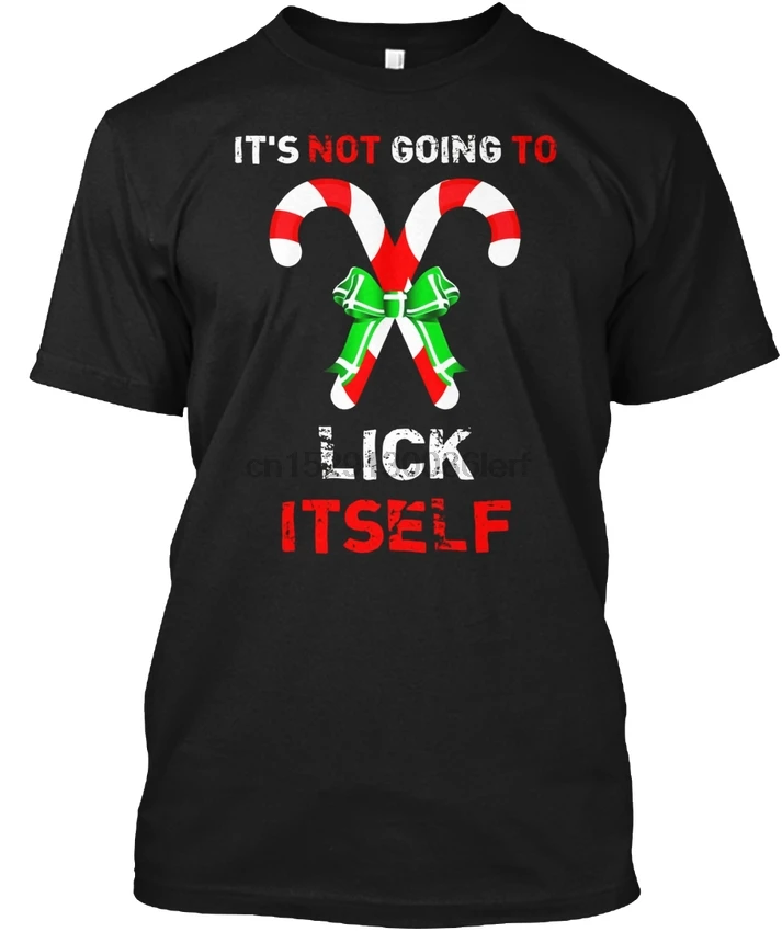 Забавная Рождественская футболка с надписью It Not Going To Lick |