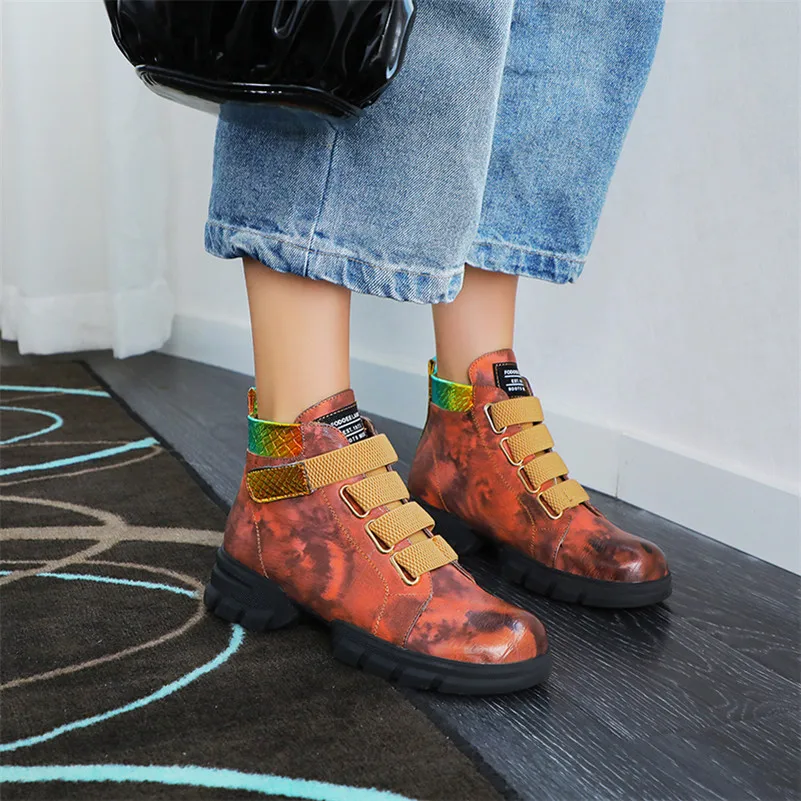 FEDONAS Winter Fashion Microfiber Leather Female Sports Short Boots Comfortable Women Ankle Boots Big Size Casual Shoes Woman
