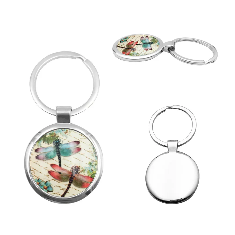 В настоящее время доступный брелок керамическая пластина Павлин Стрекоза брелок yao chi gua kou долгосрочный в настоящее время доступен Forei