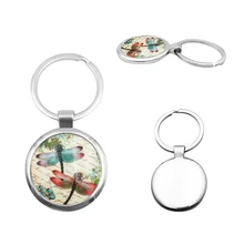 В настоящее время доступный брелок керамическая пластина Павлин Стрекоза брелок yao chi gua kou долгосрочный в настоящее время доступен Forei