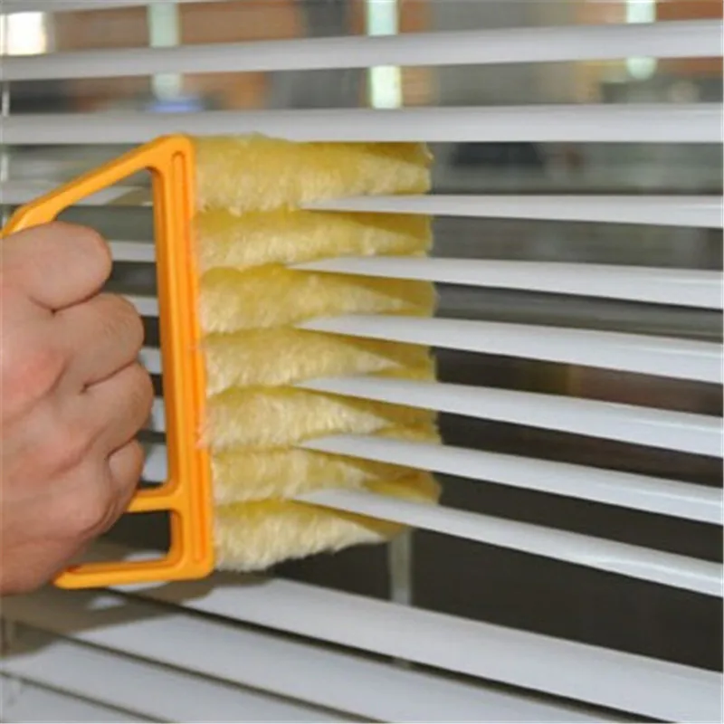 Brosse Nettoyage Microfibre Pour Volets, Fenêtres, Claviers - 3 Pinces & 2 Brosses Fines, Gris