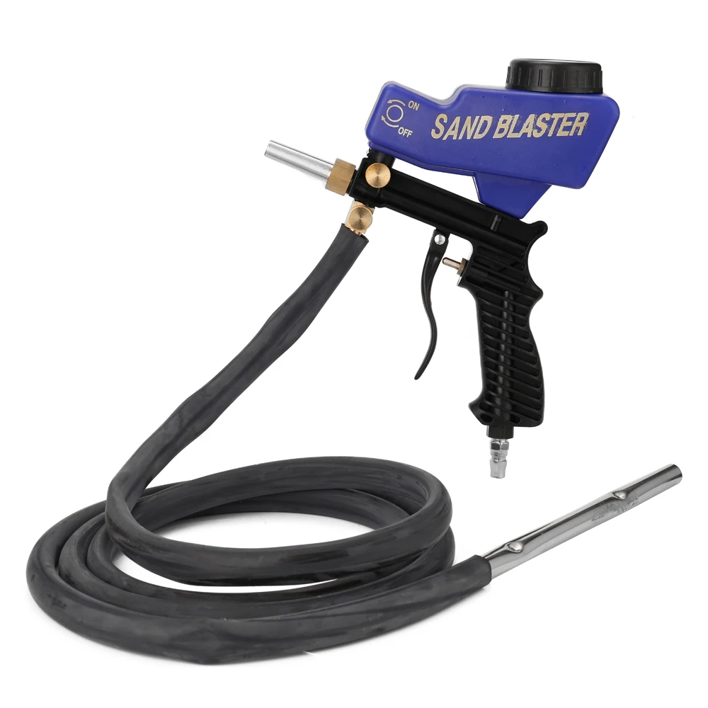 

Spray Gun Portable Sandblaster Machine with Gravitation Feed 3m Siphon for Remove Rust Paint Dirt Air Tools Spray Machines