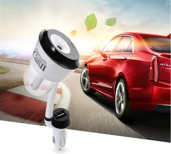 

Car Humidifier Air Purifier Freshener Essential Oi Car Steam Aromal Diffuser AromatherapyFogger Essential with 2 USB Charger
