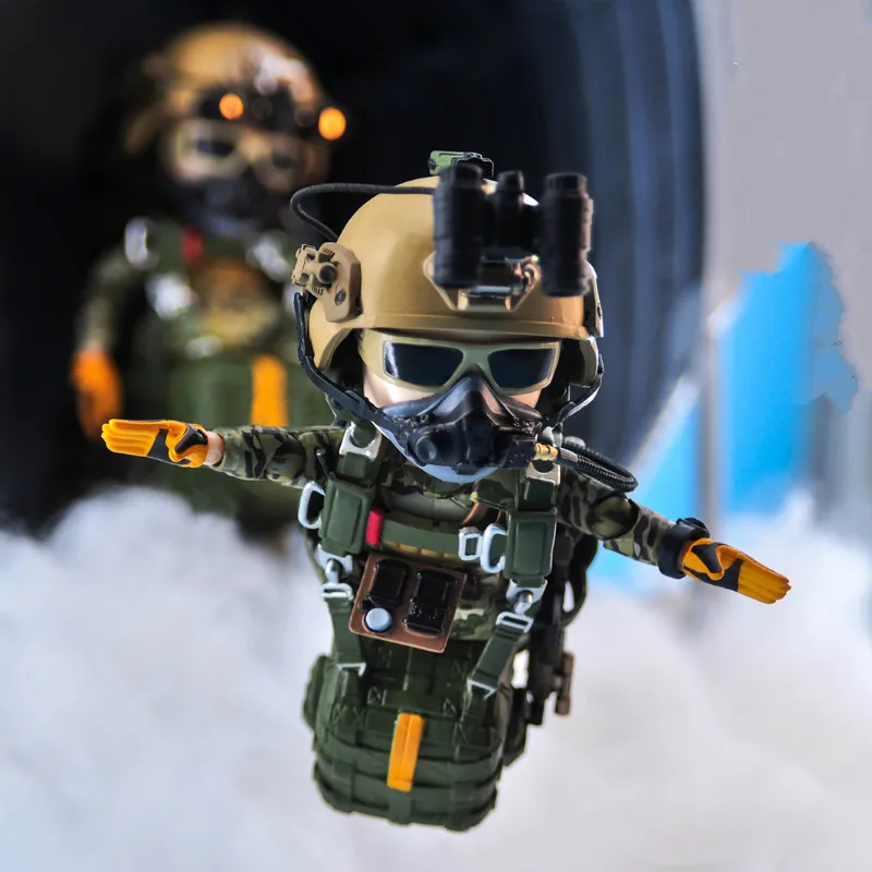 FigureBase FB TM008 TM009 5 дюймов HALO парашют спецназ Коллекция Фигурки