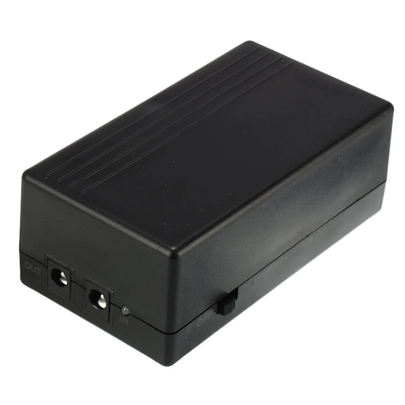 12V 1A 44,4 W UPS непрерывного резервного копирования Питание мини Батарея для Камера маршрутизатор безопасности в режиме ожидания Питание 111x60x43 мм