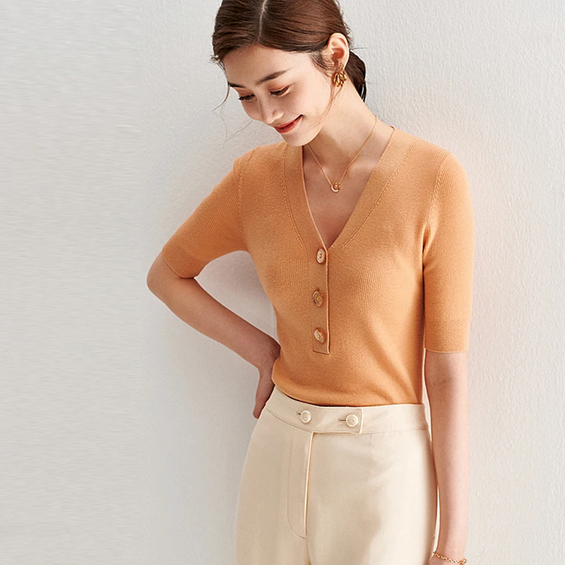 2020 Spring and Summer New Women's Lapel Gold