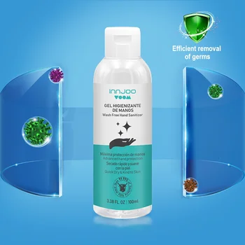 

100ml Home Antibacterial Disposable Hand Sanitizer Alcohol Effective Disinfection Hand Cleaner Disposable Rinse Free Gel Travel