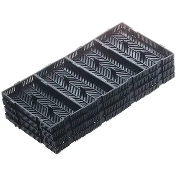 

HOT-16 Pcs Black Plastic Aquarium Undergravel Filter + Air Line Hose + Tube