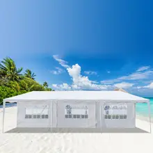 79x30FT портативный обновление открытый беседка навес вечерние свадебные водонепроницаемый палатка сад патио беседка павильон обслуживание мероприятий 8 стен