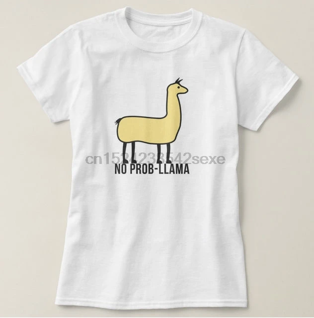 Футболка No prob-llama |