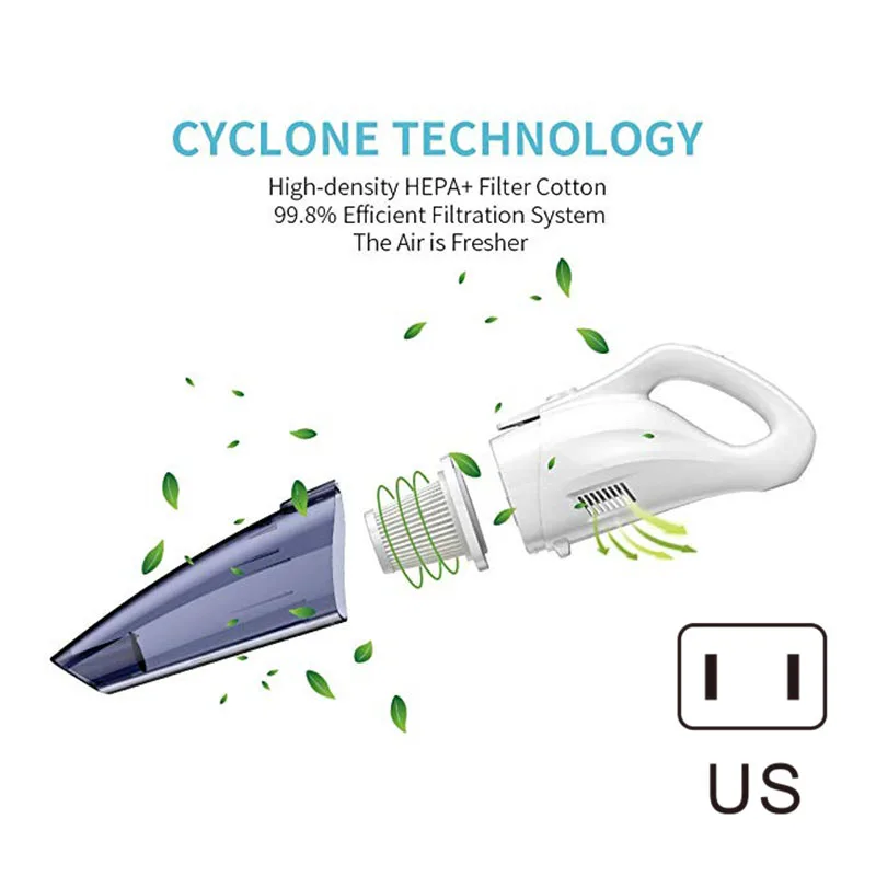 

Portable Vacuum Cleaner 2 in 1 Stick Design Handheld Silence Vacuum Cleaner PI669