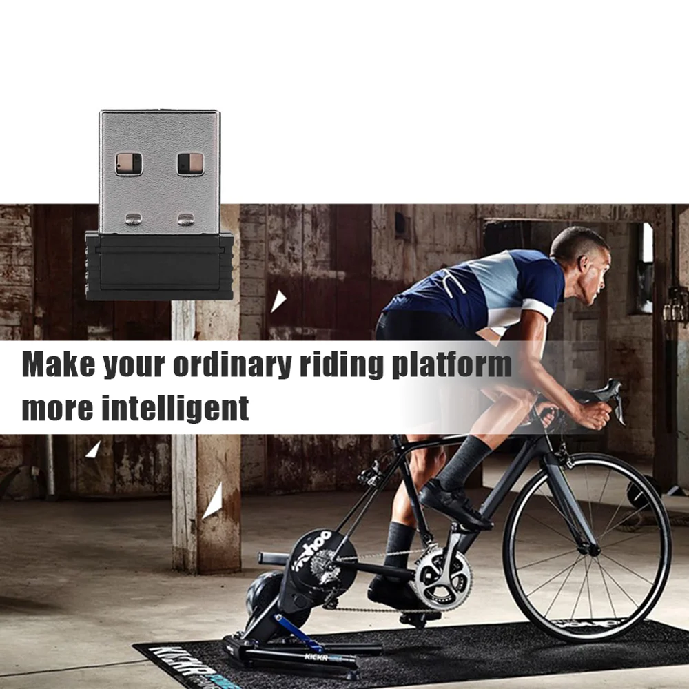 

Cycling Platform Training USB ANT Receiver Bicycle ANT Blue-tooth Dual-Mode Speed Cadence Sensor Spinning BikeGym Fitness