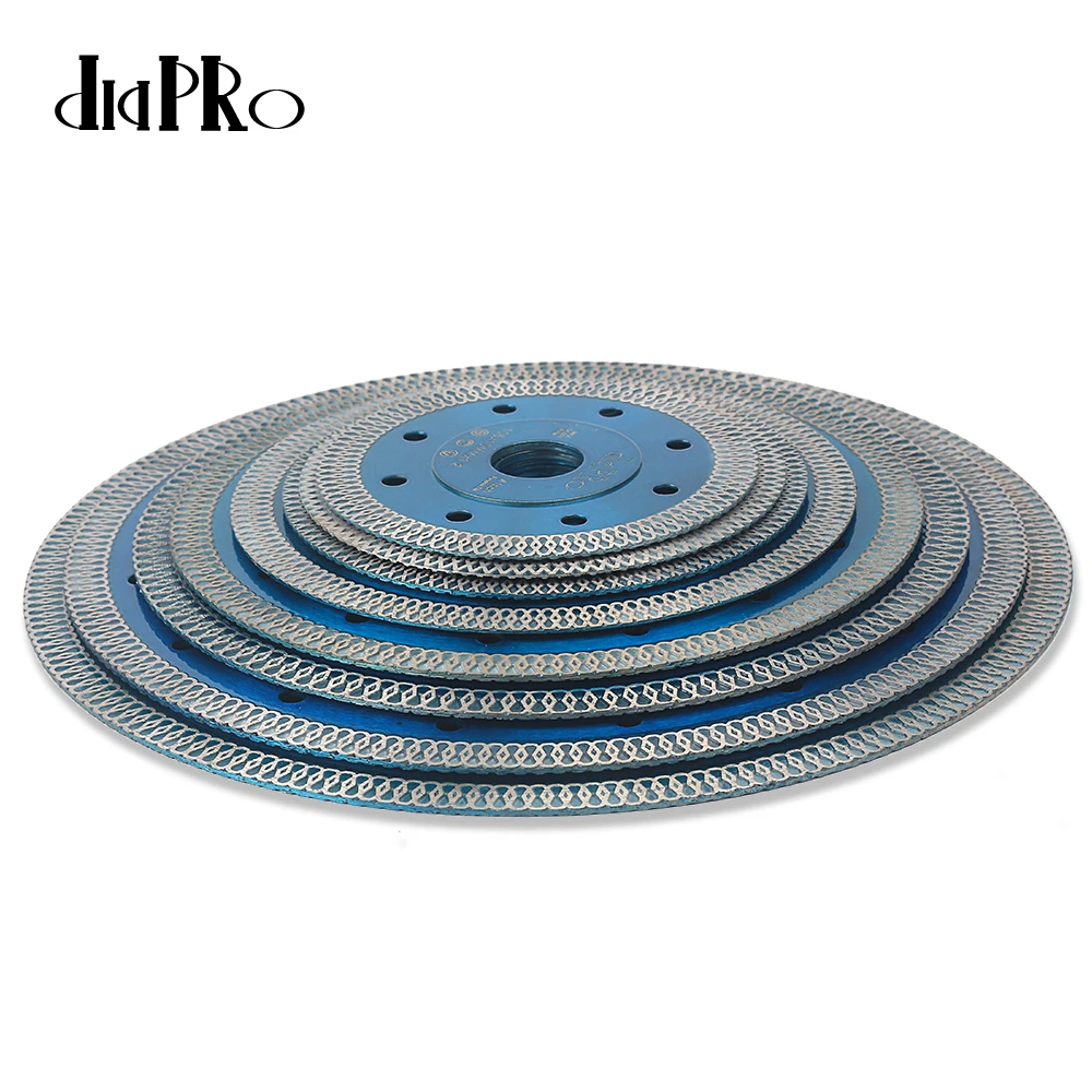 

D4"-12" Diapro Super Thin Porcelain Tile Cutting Disc Diamond Tile Blade For Granite Marble Ceramic Tile Diamond Blade