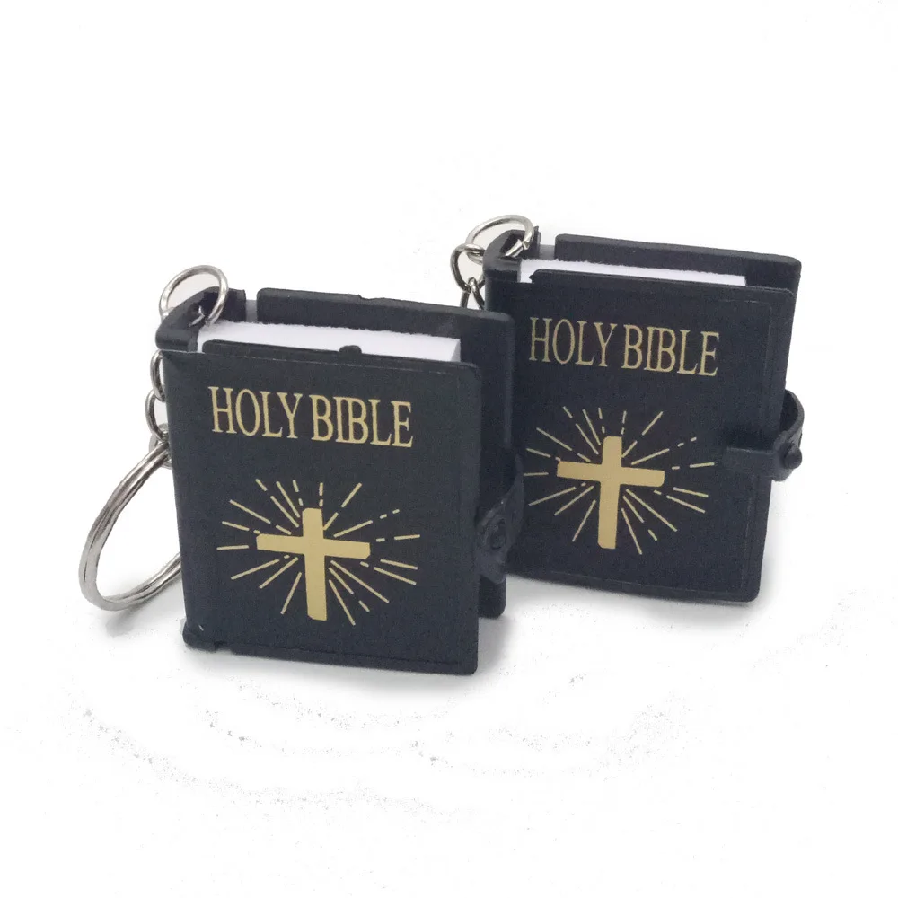 Библейский религиозный орнамент подарок крест Мини Священное Писание кулон ключ Пряжка(доступно на английском языке
