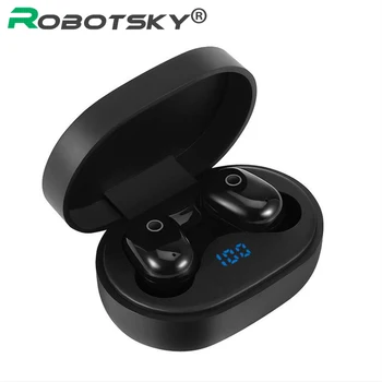 

T8 TWS Bluetooth 5.0 Headset Stereo True Wireless Earphone In-Ear Sport Earbuds Touch Control Earphones with Mic for Phone