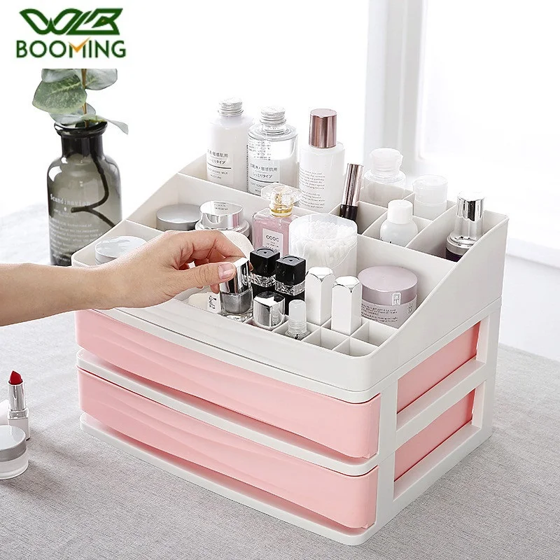  WBBOOMING Desktop Sundries Storage Box Makeup Organizer Cosmetic Make Up Brush Storage Case Home Of